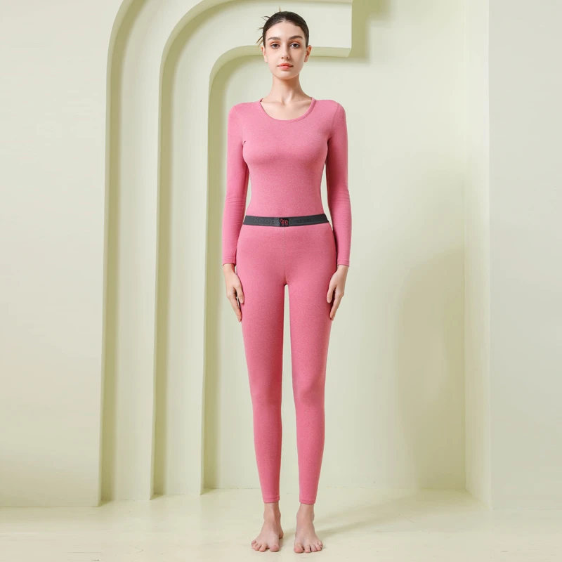 女款云感暖绒保暖内衣套装66245