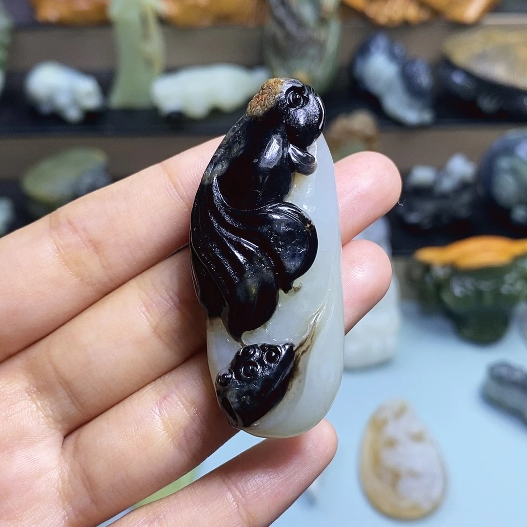 【闪购商品】颈饰未镶嵌和田玉二*神