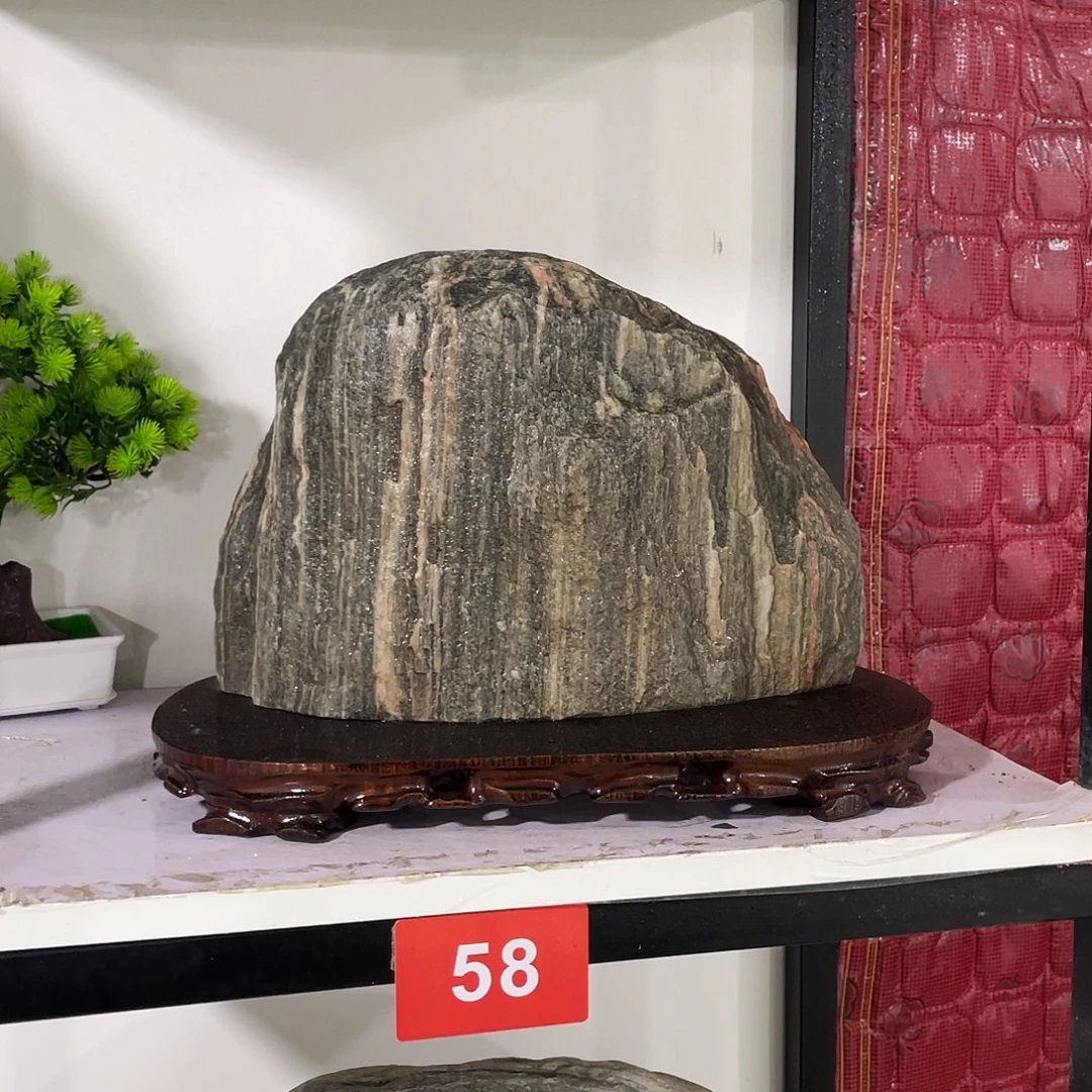 了***然石材靠山石平安石摆件