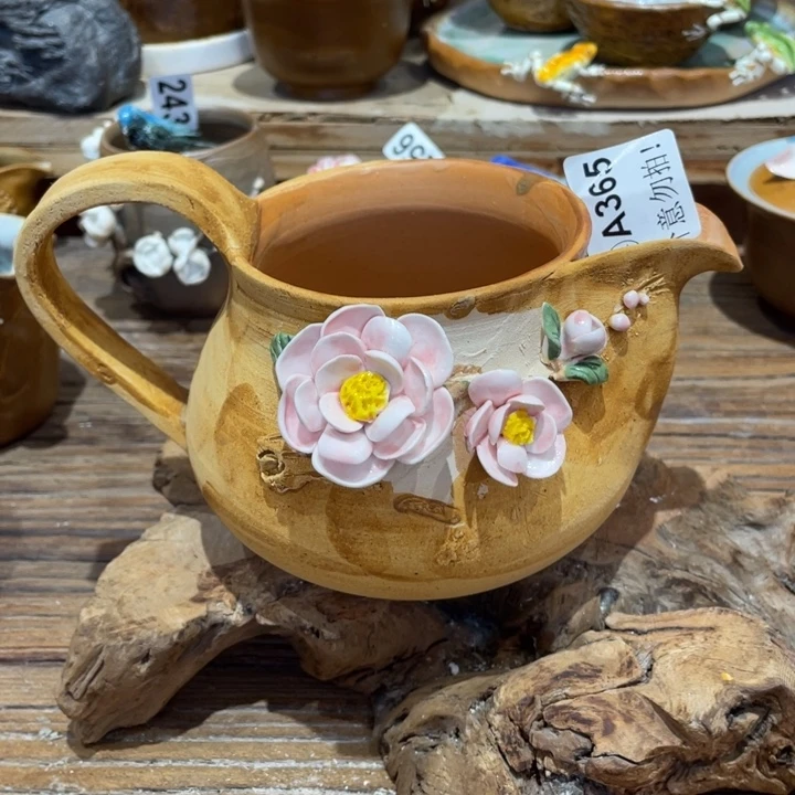手工制作陶瓷茶具茶杯青蛙