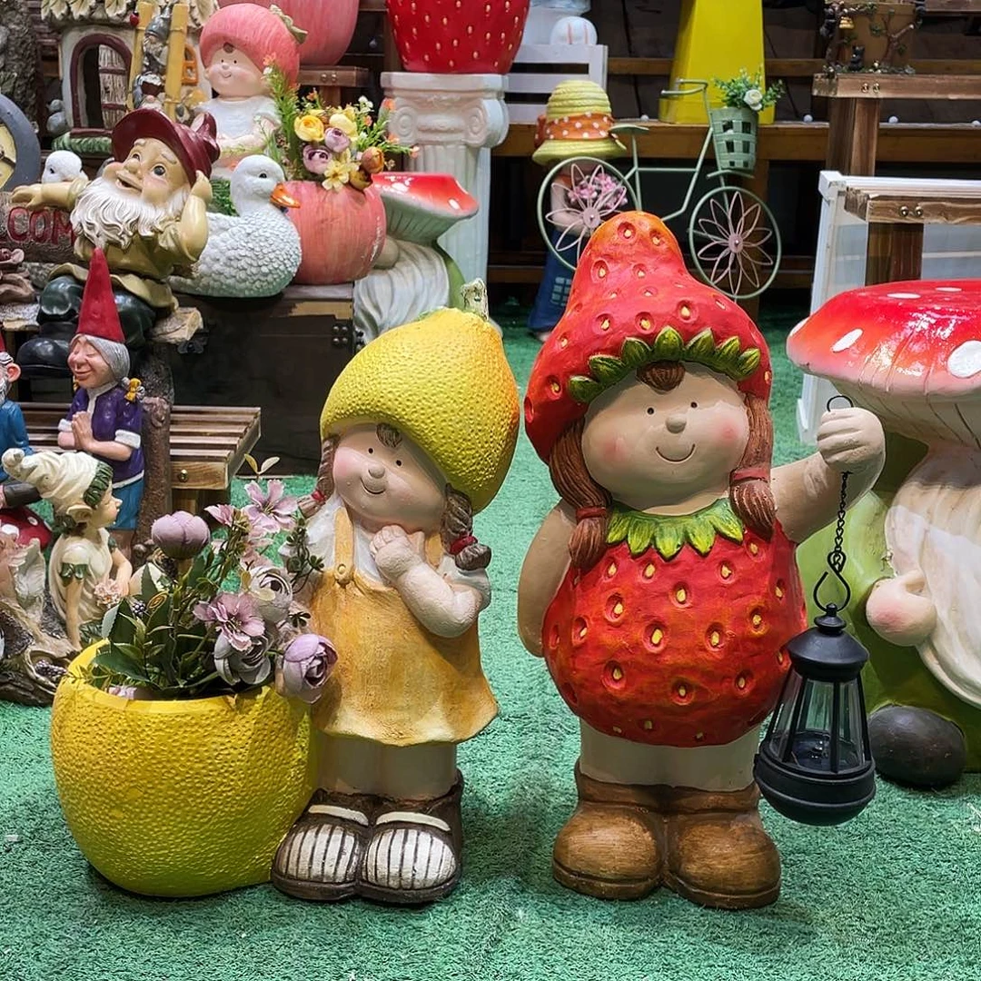 摆件花园摆件红红火火