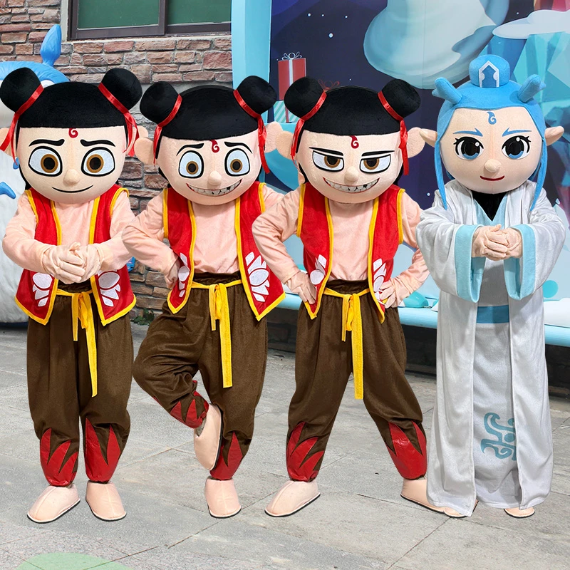 哪吒人偶服装哪咤2之魔童闹海玩偶衣服动漫同款全套cos演出服套装