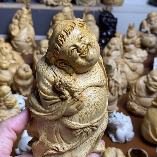 竹手工制作根付作品手把摆件新品漏价