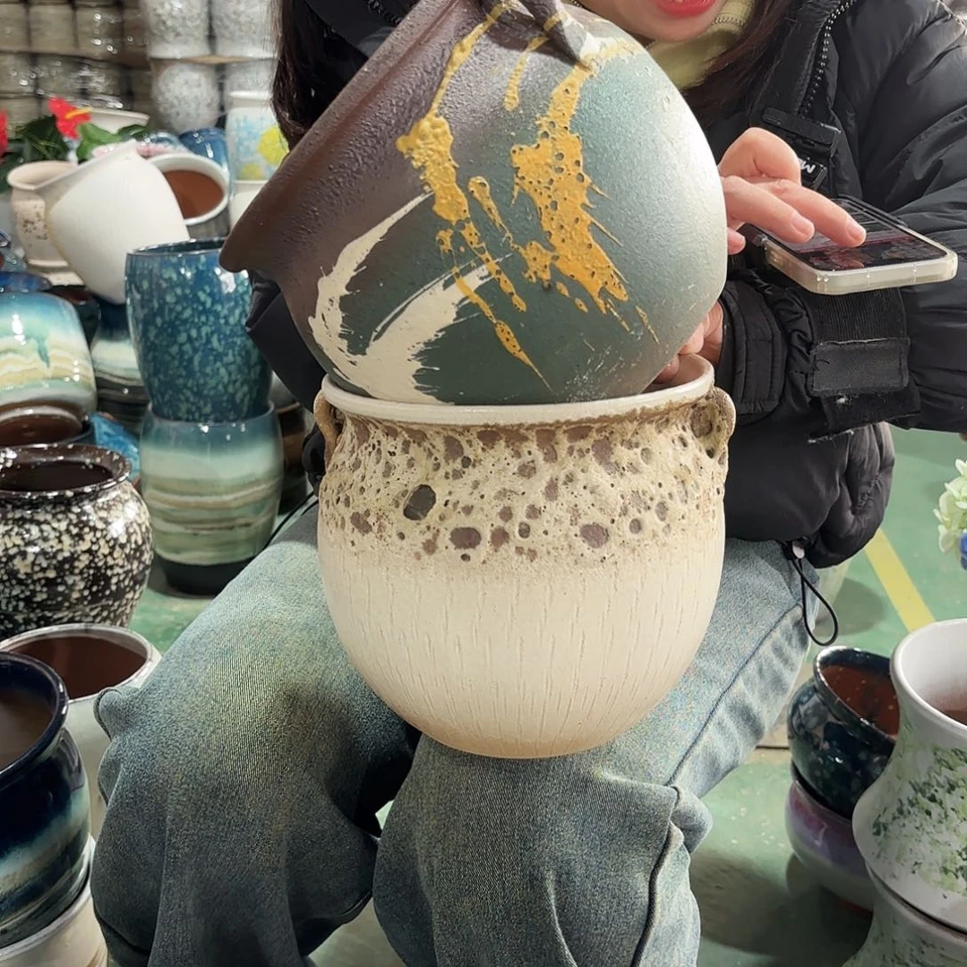 正品两个高19/19红陶