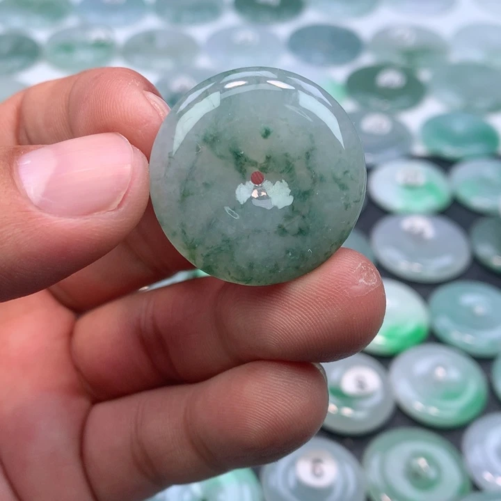 翡翠未镶嵌颈饰缅甸天然A货翡翠29.5-6.2