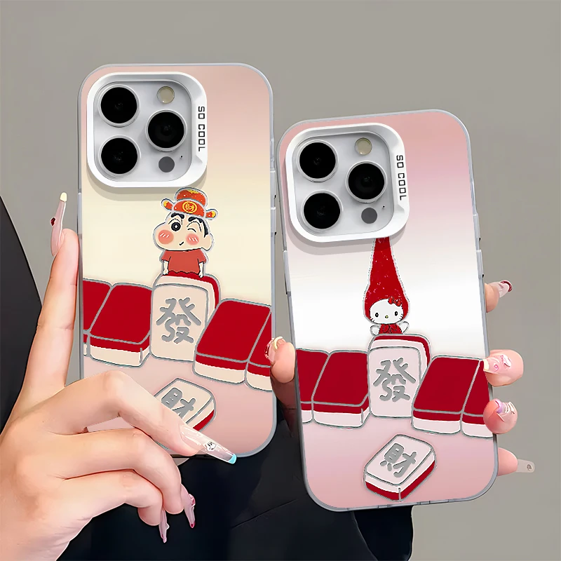 欧克里里新年發尖帽小新kt苹果16promax手机壳华为oppo小米15vivo