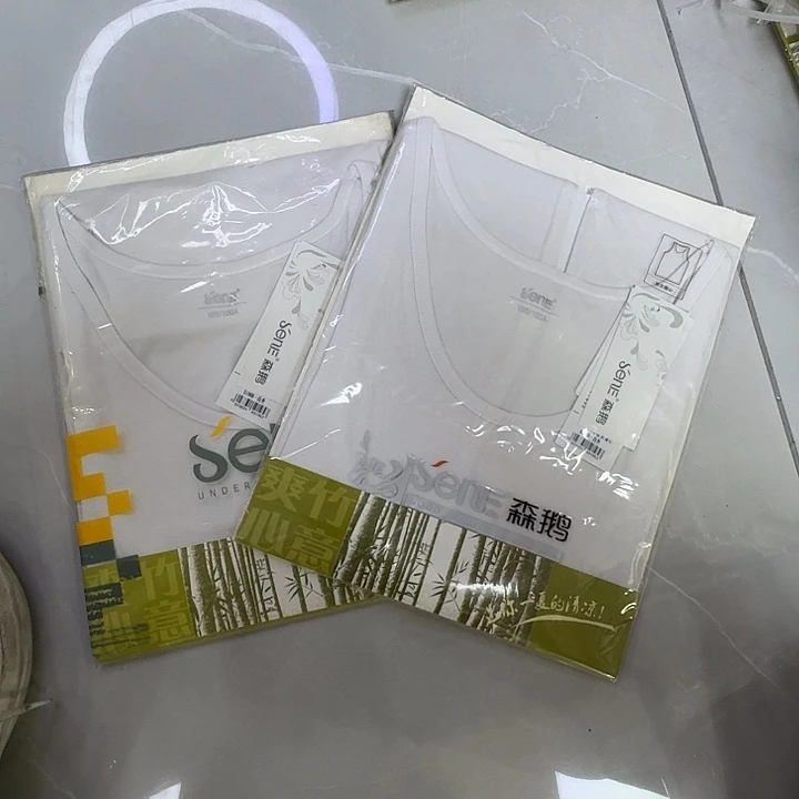 螺纹106b 185白色背心