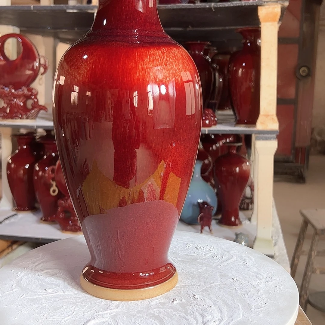 摆件郑家钧窑摆件微