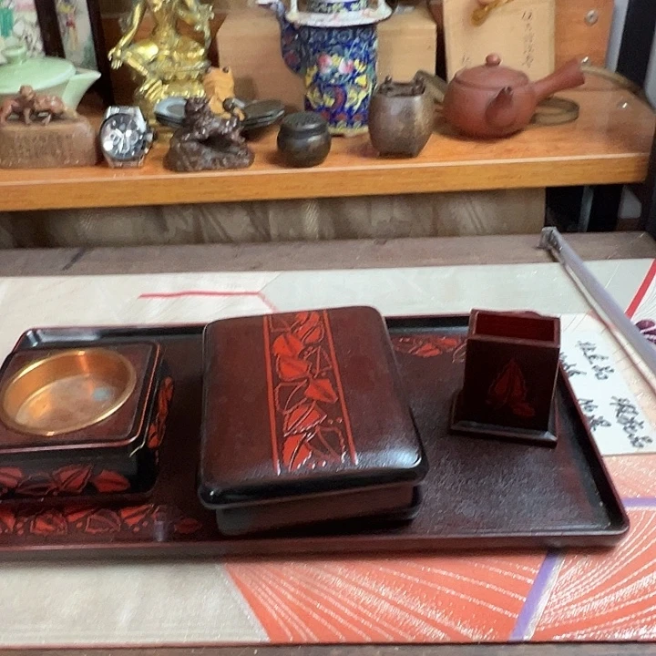 精美小瓷器茶摆件