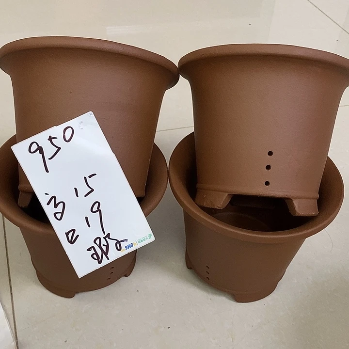 粗陶红陶绿植花盆950