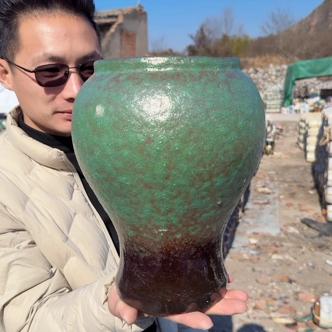 紫砂花盆口16高26（一个美人鱼牛油果