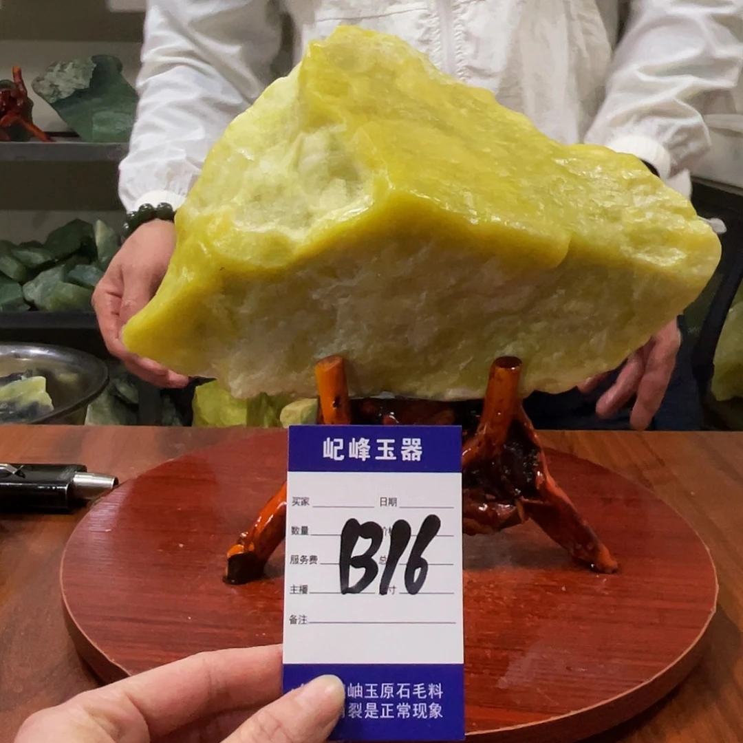 蛇纹石玉未镶嵌原石B16