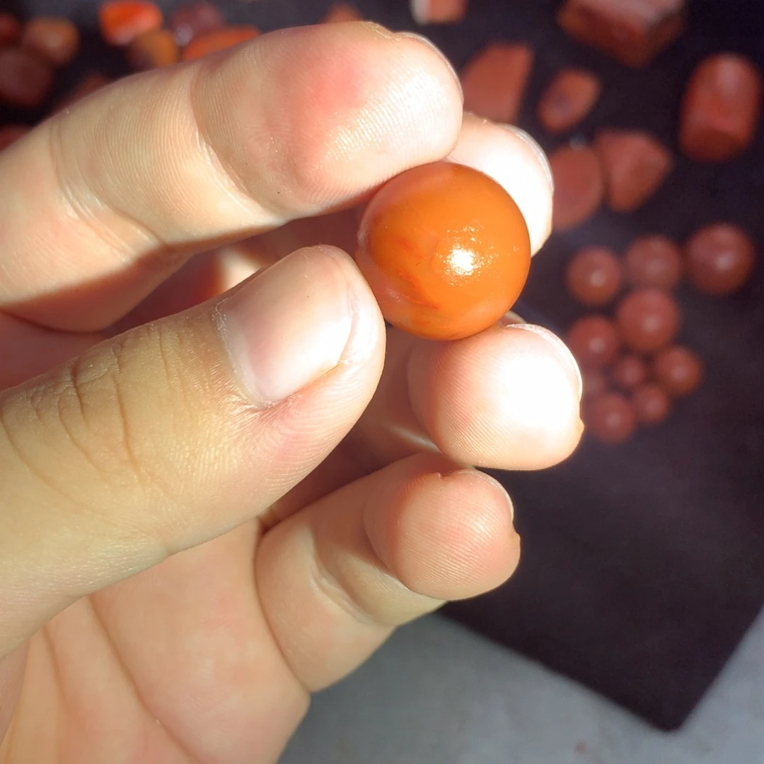 未镶嵌南红玛瑙珠宝半成品
