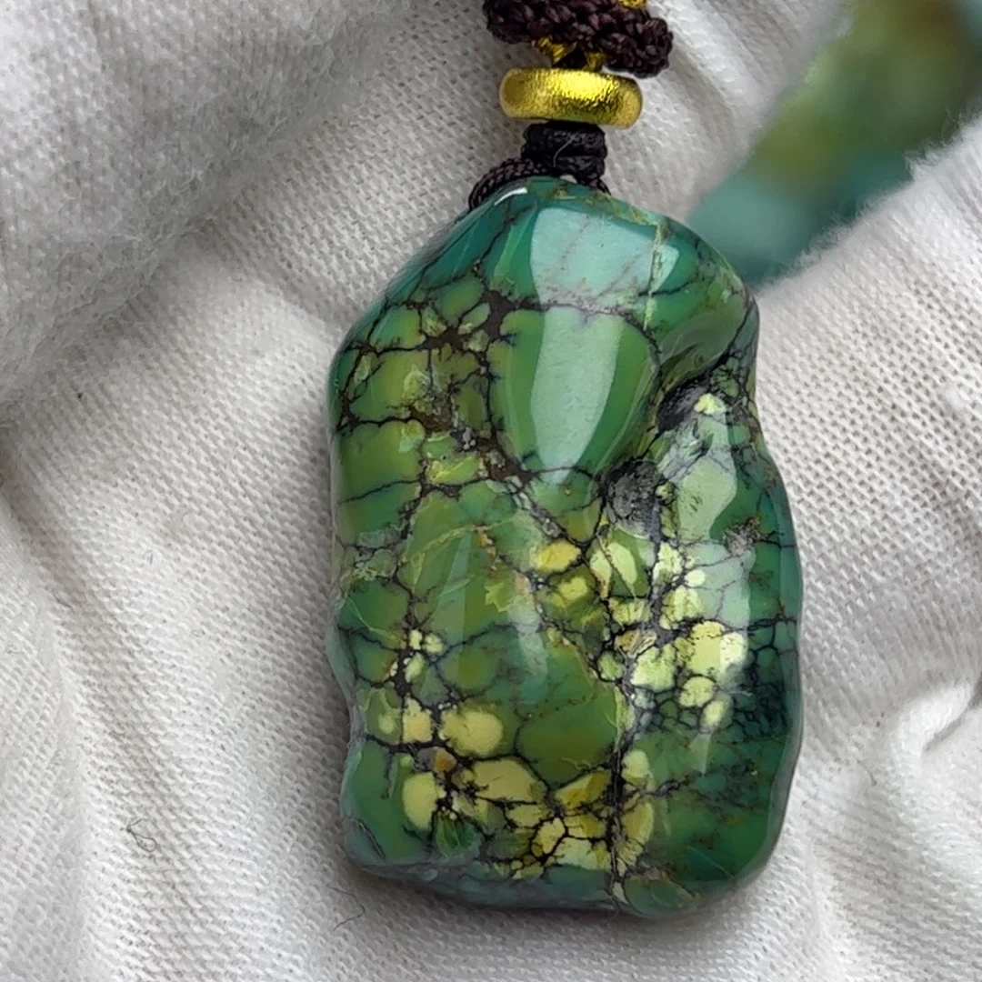 绿松石银S925镶嵌珠宝奇石