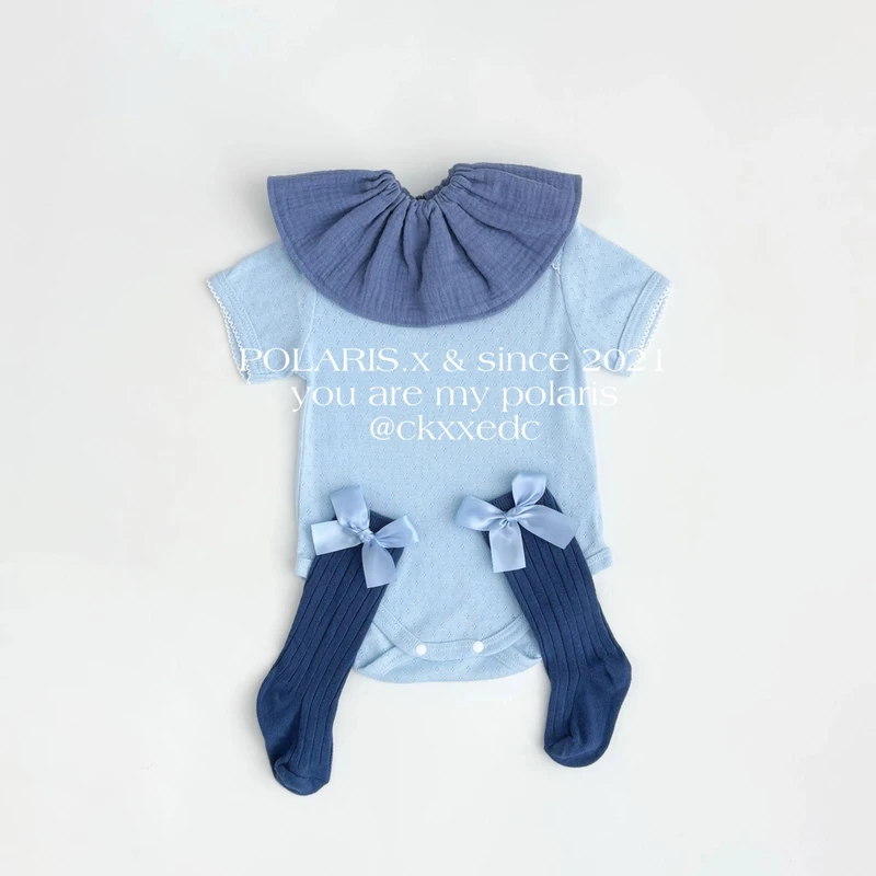 baby蓝 | 夏天宝宝短袖透气包屁衣儿童内搭半袖婴儿服短款