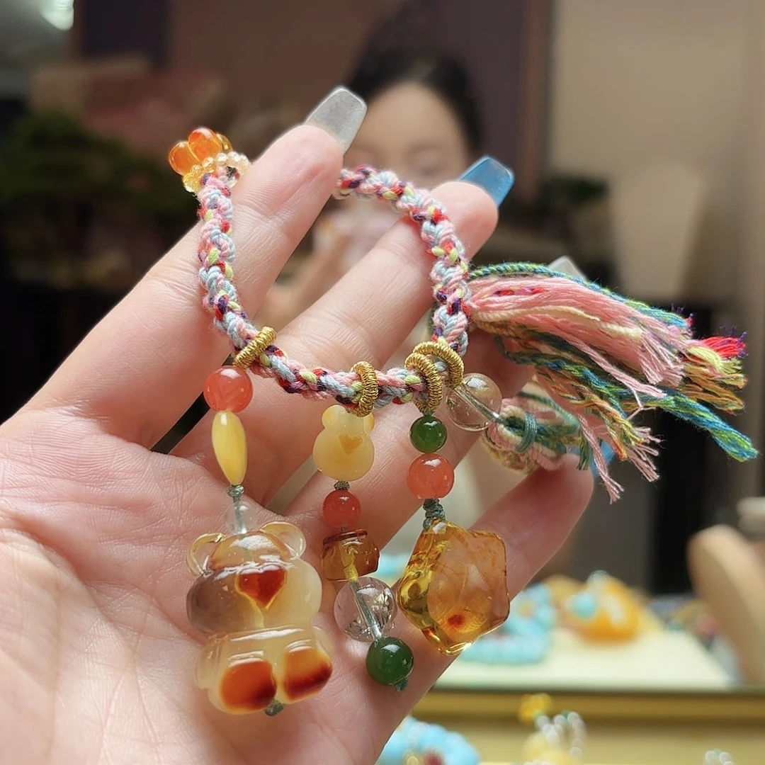 琥珀未镶嵌手镯琥珀