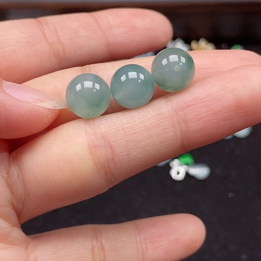 翡翠未镶嵌手串卡10