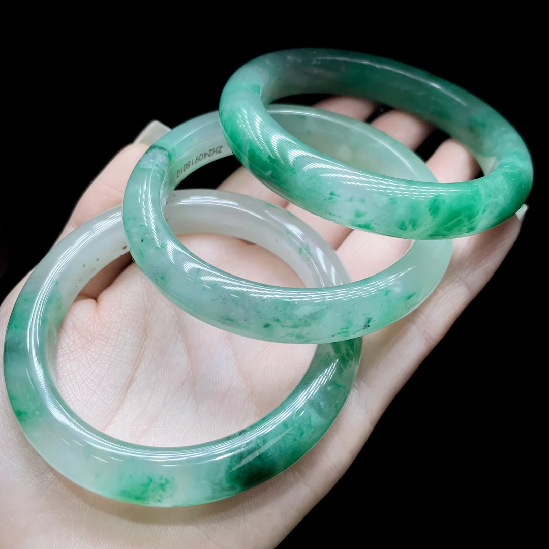 【云上叙】独龙玉手镯—多样性发一件-10x7mm V41268-26（东哥）