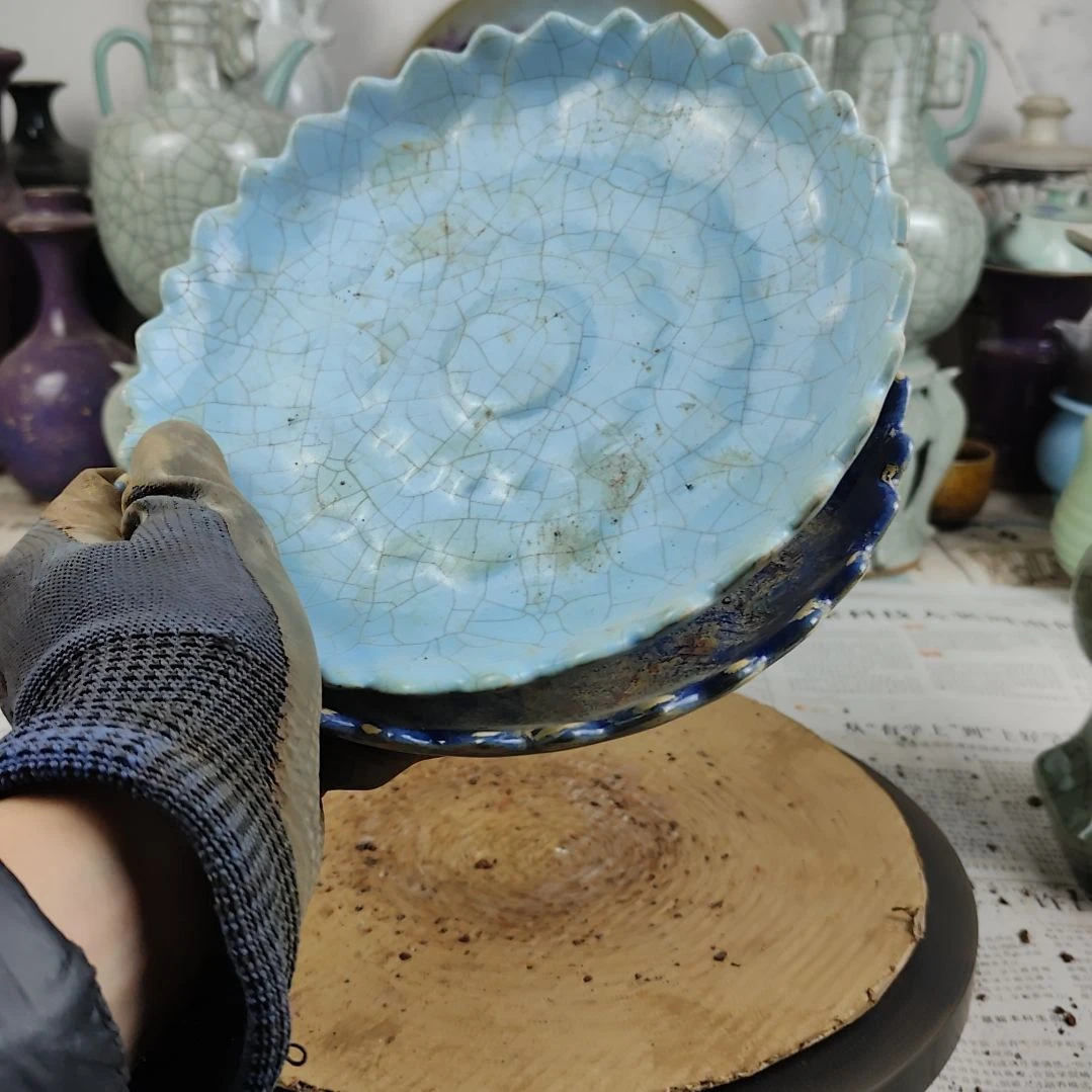 瓷片两件盘子打包一起