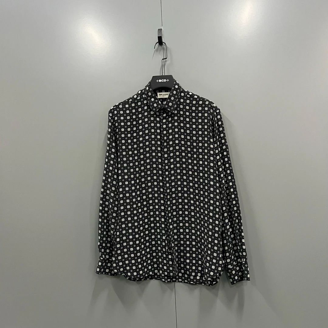 95新 YSL/圣罗兰 （bb）碎花衬衫 40码/4500/ki304964