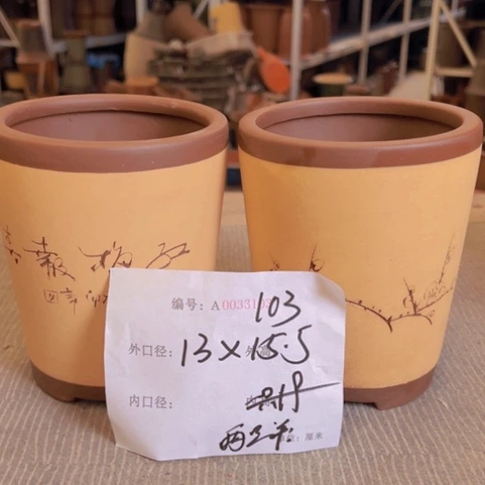 紫砂花盆紫紫砂盆