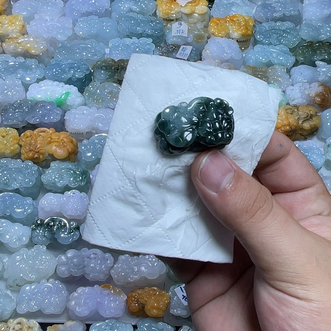 定制翡翠未镶嵌天然