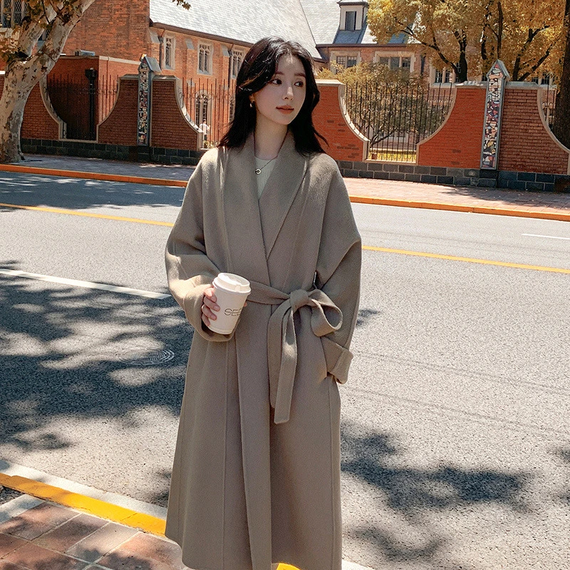 大衣气质羊毛大衣通勤女士大衣2025年小众炸街高级感入冬漂亮衣服