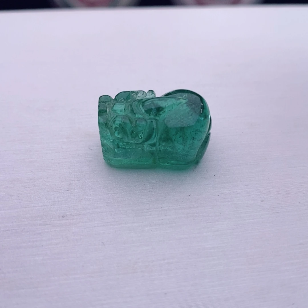 未镶嵌貔貅碧玺貔貅