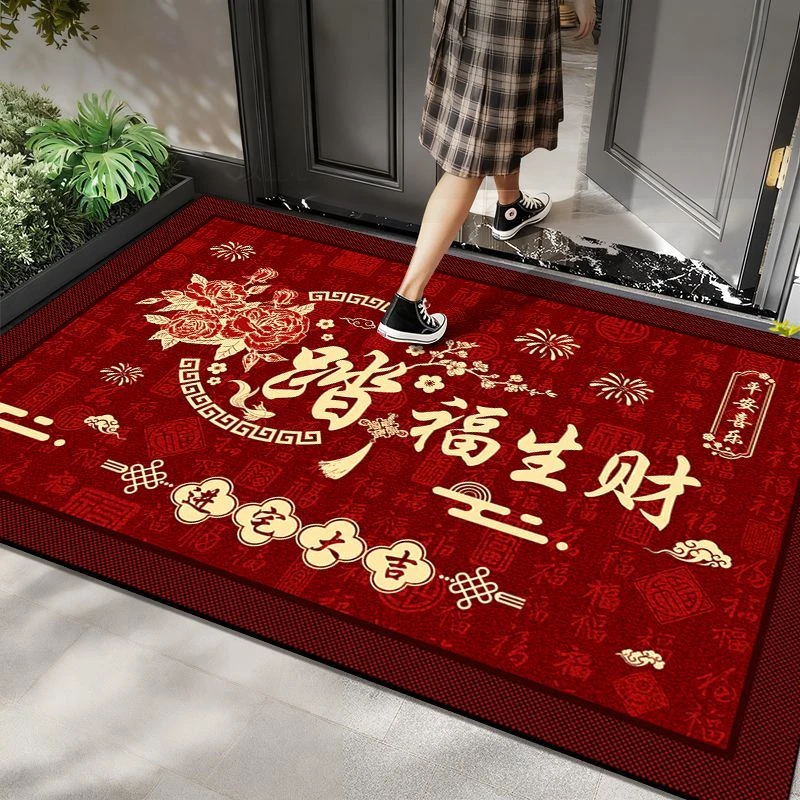 硅藻泥入户门地垫别墅豪宅门口地毯耐脏吸水玄关脚垫子门厅X
