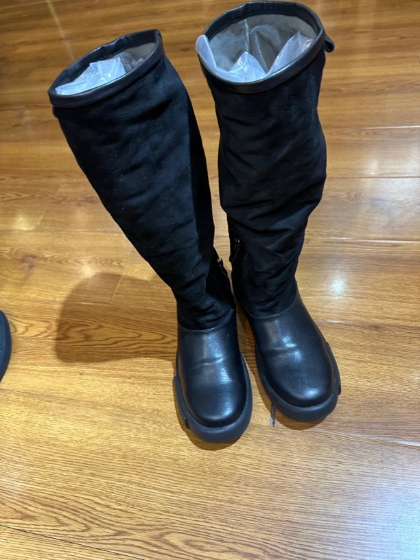 图片同款真皮靴子靴子好看08-1