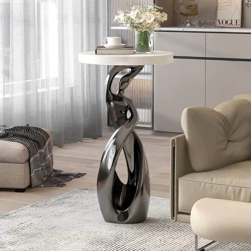 北欧抽象大气托盘摆件家居饰品创意样板房客厅茶几沙发旁边几乔迁