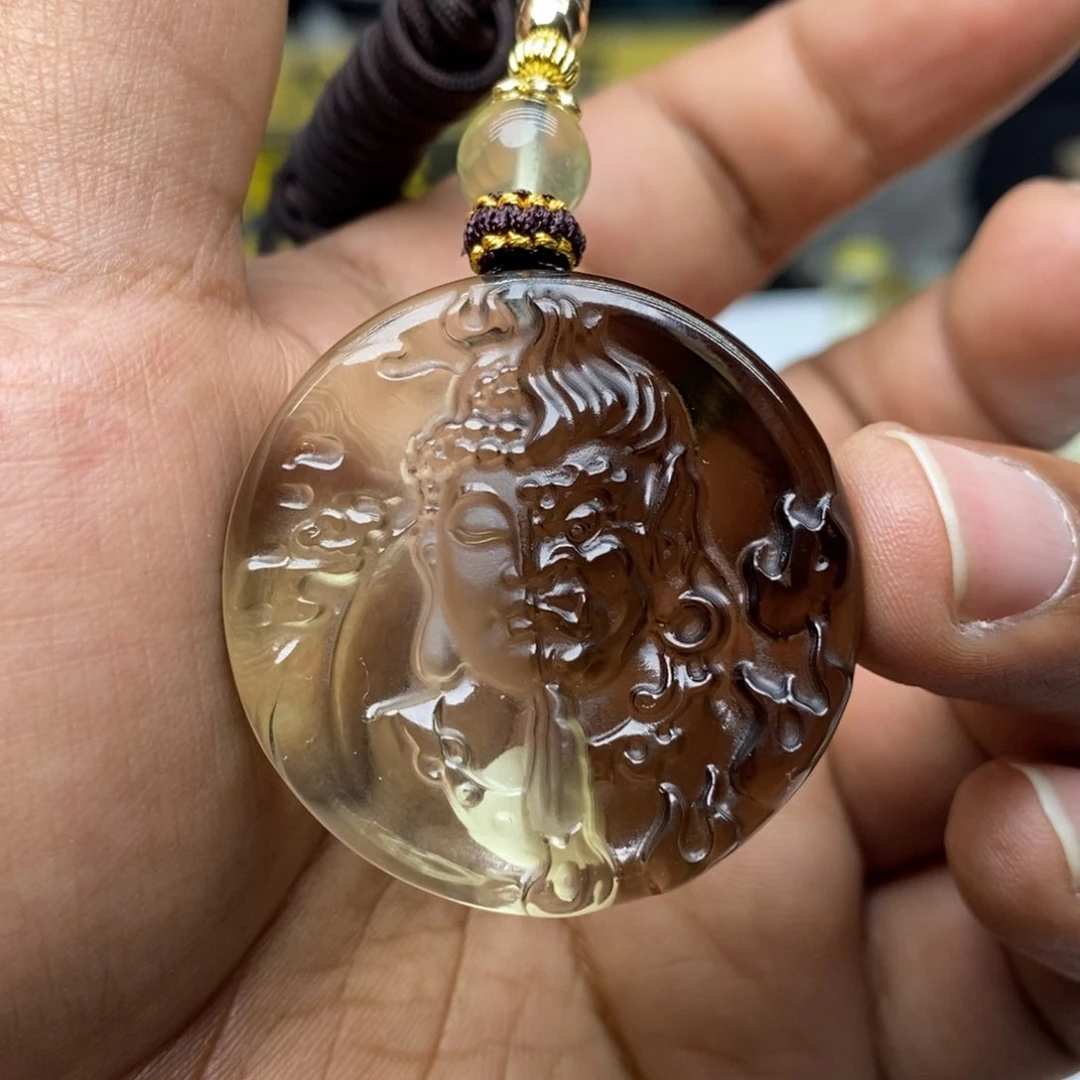 水晶颈饰未镶嵌吊坠