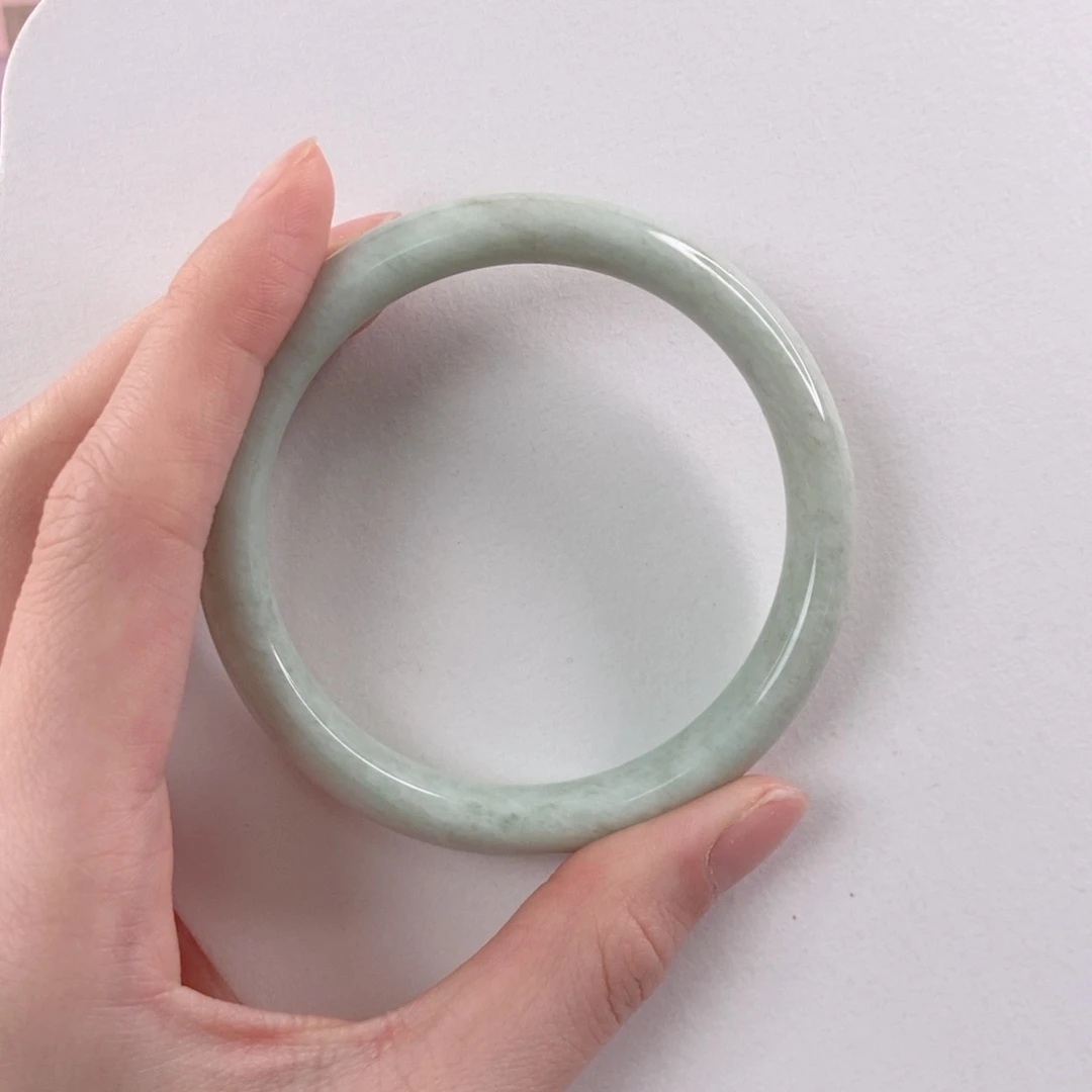 蓝田玉（蛇纹石化大理石玉）手镯未镶嵌梨**雨