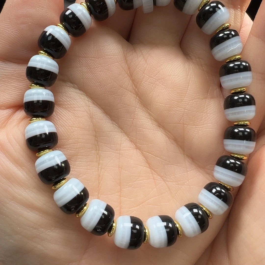 盟***龙玛瑙/玉髓未镶嵌手链