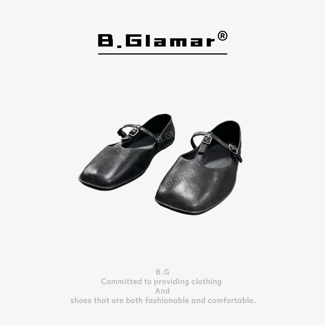 B.Glamar | “T型玛丽珍”平底浅口单鞋 SH2502