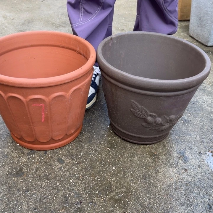 花盆紫砂口30高25宜兴紫砂