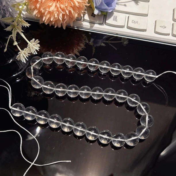 A436  卡12白透半成品手串一条[多样性发一]