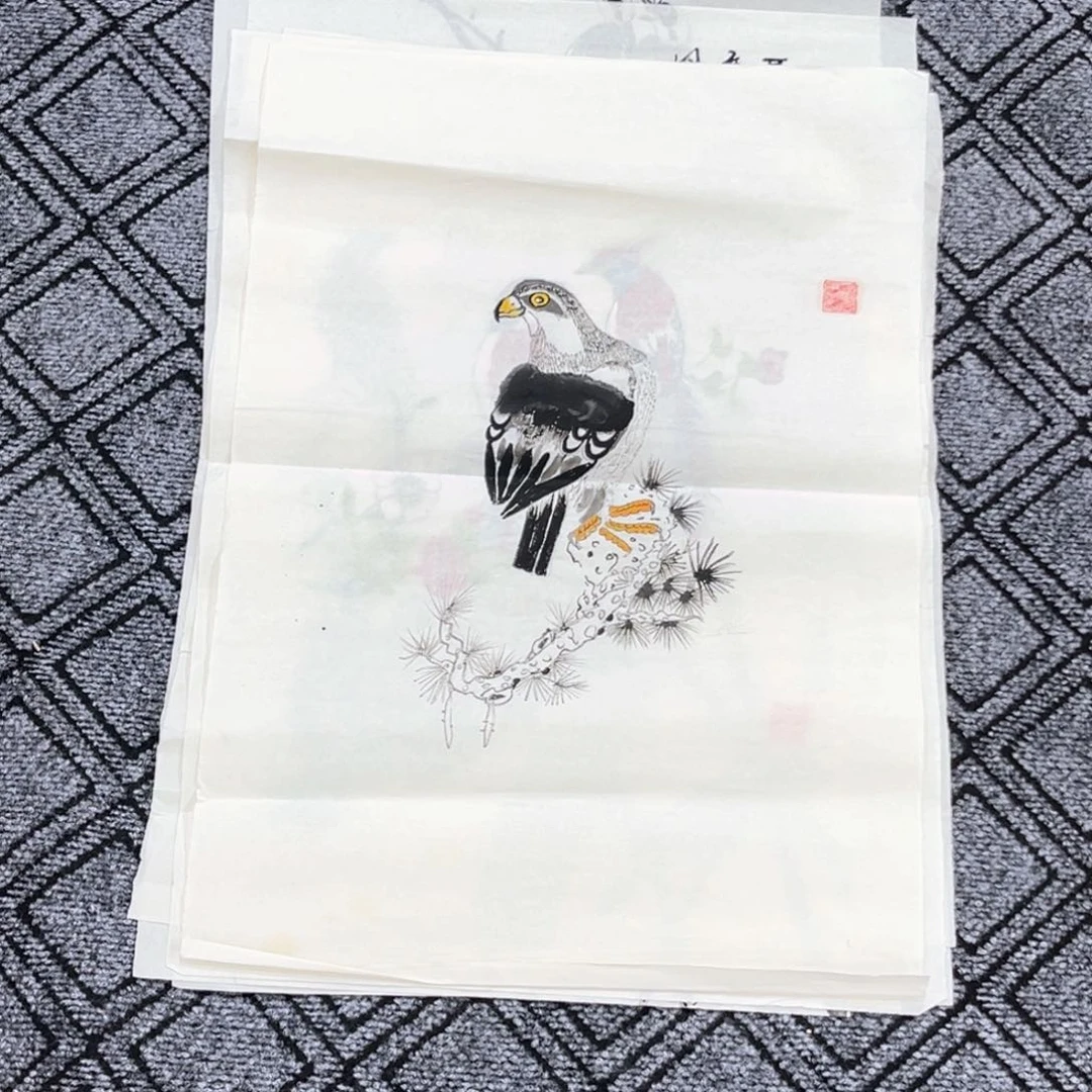 国画静怡老师四尺3️⃣来花鸟