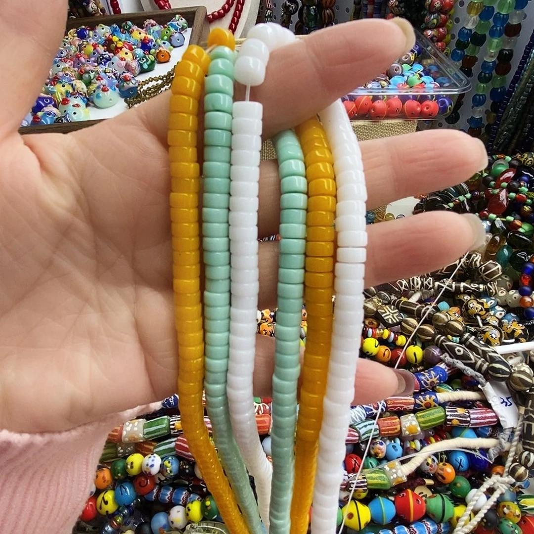 颈饰琉璃直切三条