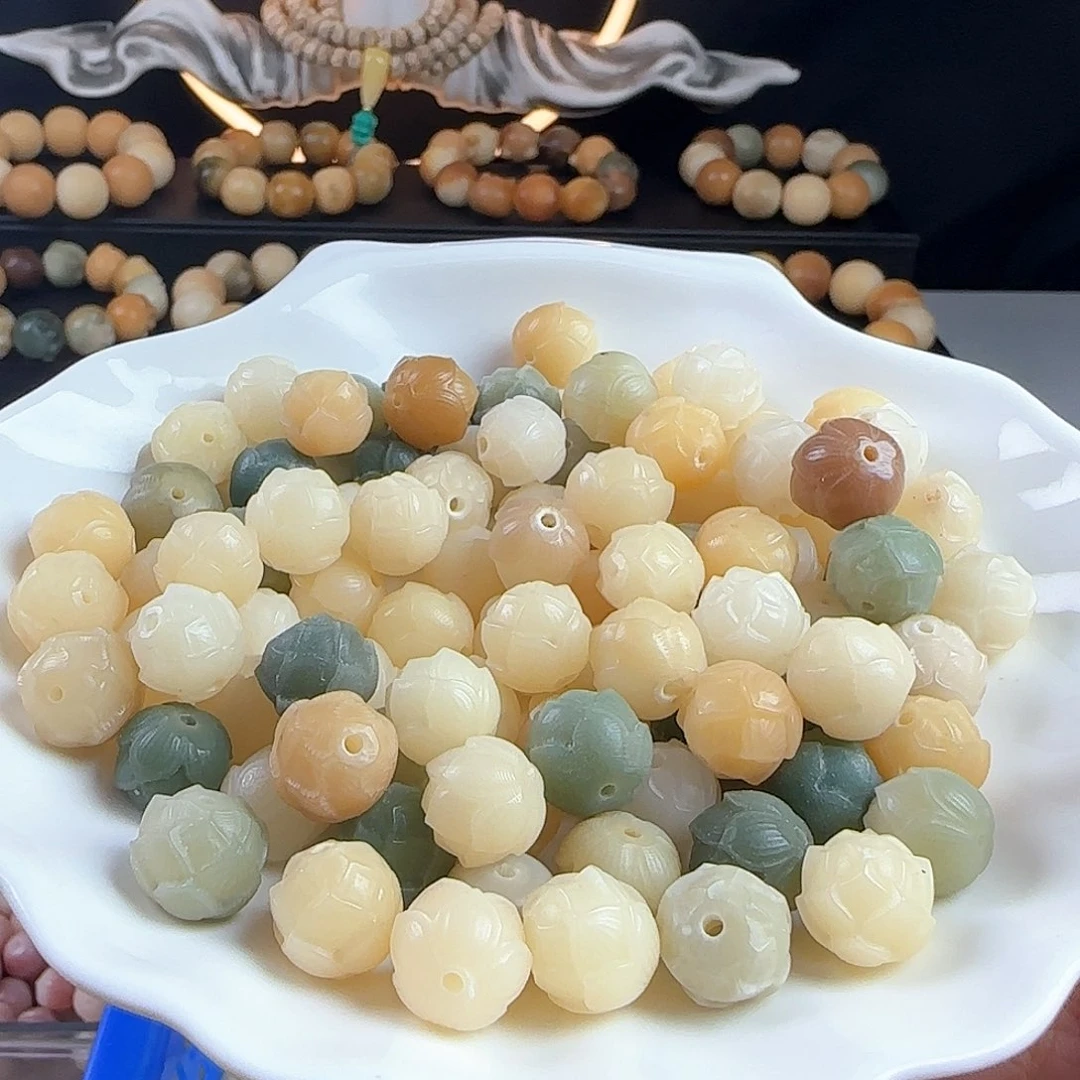 菩提根/象牙果手串瑕疵卡12有钱花50卡牌➕10颗