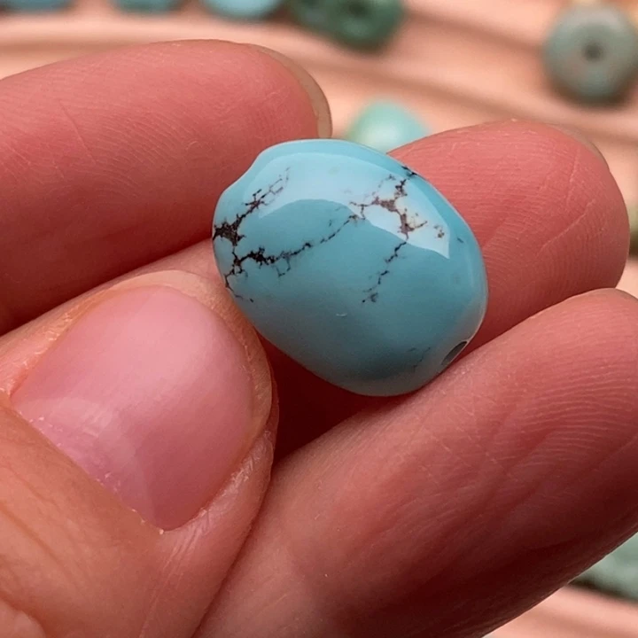 绿松石未镶嵌挂件