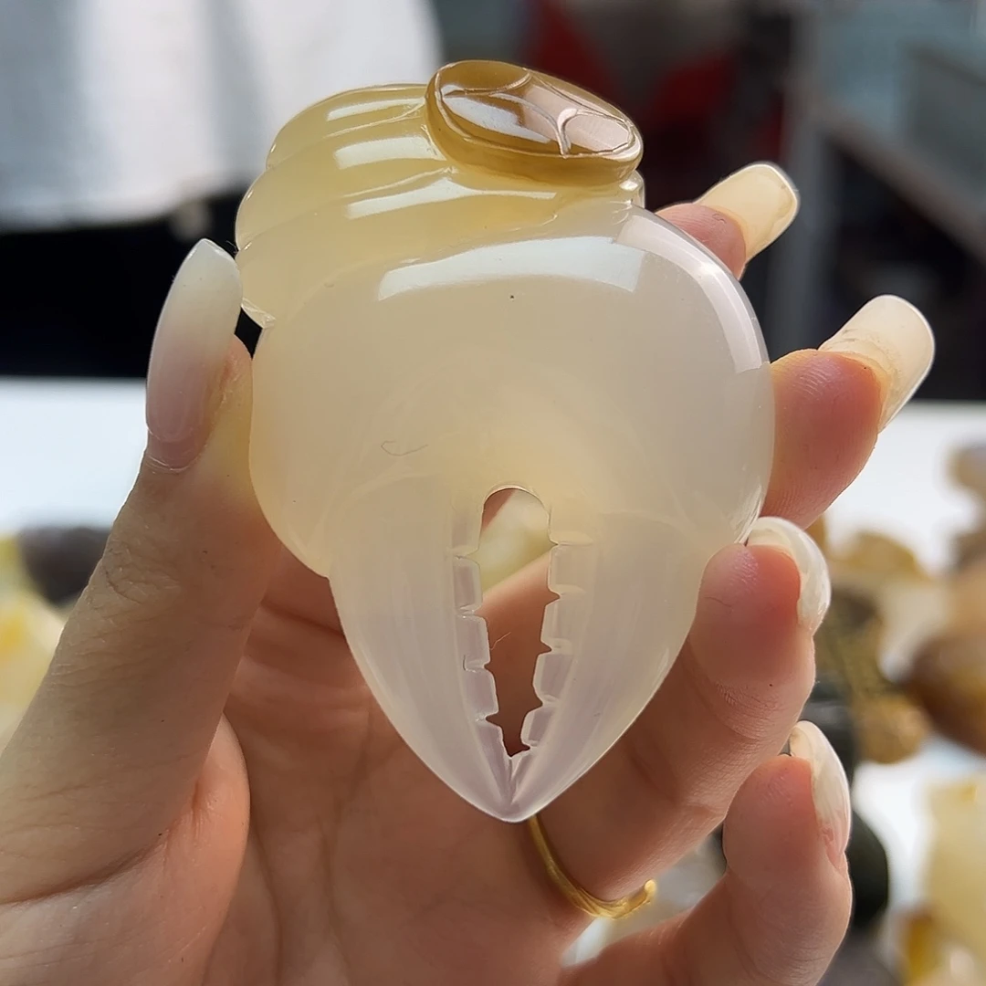 玛瑙/玉髓未镶嵌吊坠(不含链)