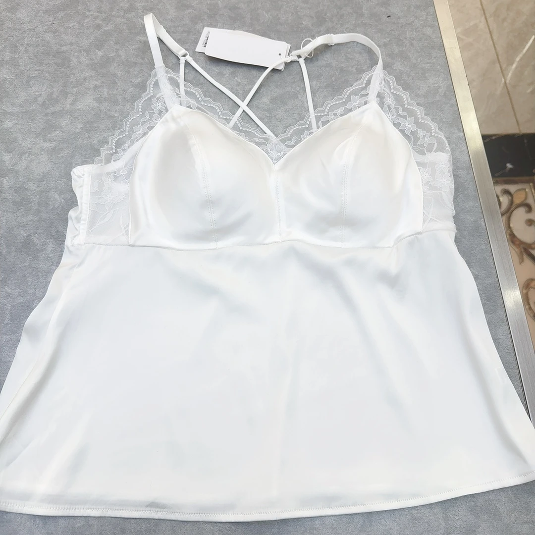 5294背心蕾丝直筒型性感奢华抹胸时尚百搭露背吊带女士纯色