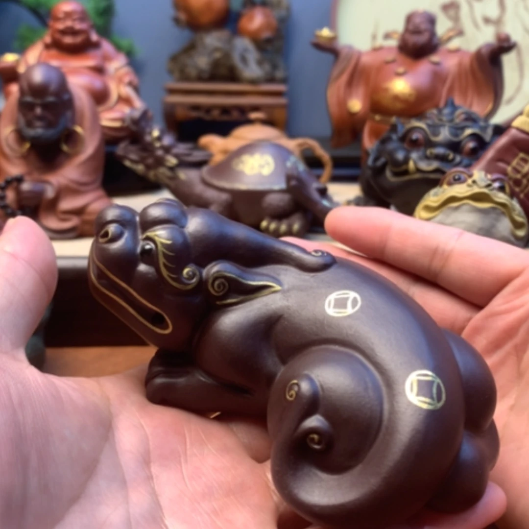 【闪购商品】紫砂茶宠紫砂壶手工