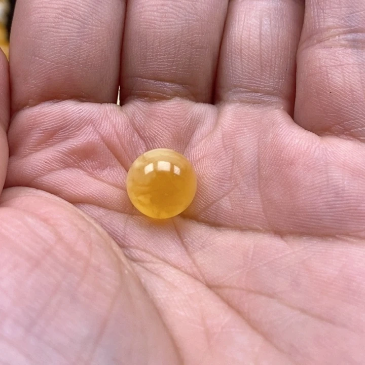琥珀未镶嵌珠宝奇石蜜蜡圆珠