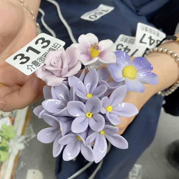 杯手工制作陶瓷花