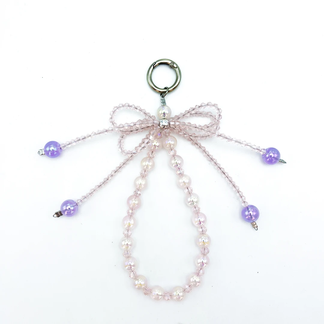 1120款纯手工DIY珠绳手机挂链饰品手机链包包挂链时尚彩色车通用