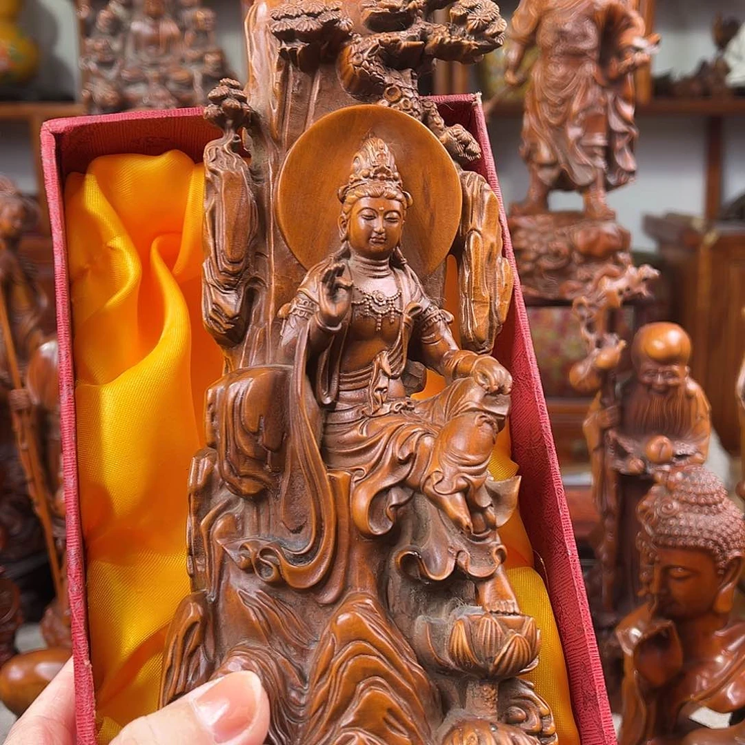 黄杨木黄杨木雕刻高度25厘米