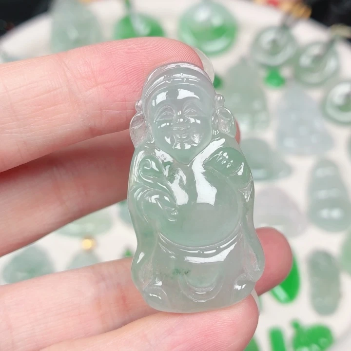 翡翠未镶嵌颈饰缅甸天然A货翡翠