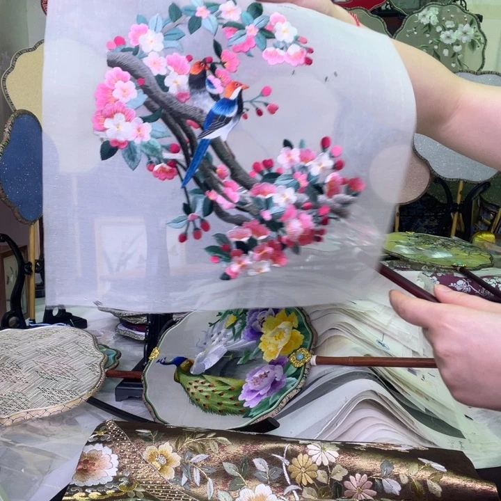 真丝蚕桑线做新八边形要贴扣